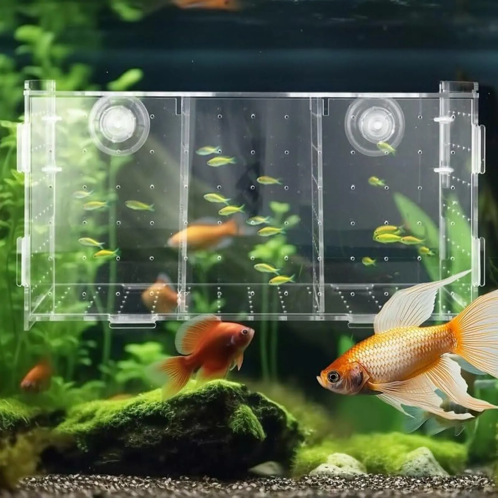 are breeding boxes good for fish Pawfly Aquarium Box, Fish Tank Hatchery Incubator with 6 Suction Cups Acrylic Hatching Box Baby Fish Shrimp Betta Medium Acclimation Isolation Box : Pet Supplies The breeding boxes come with a suction cup hanging system with 4 suction cups Amazon Best Sellers: Best Fish