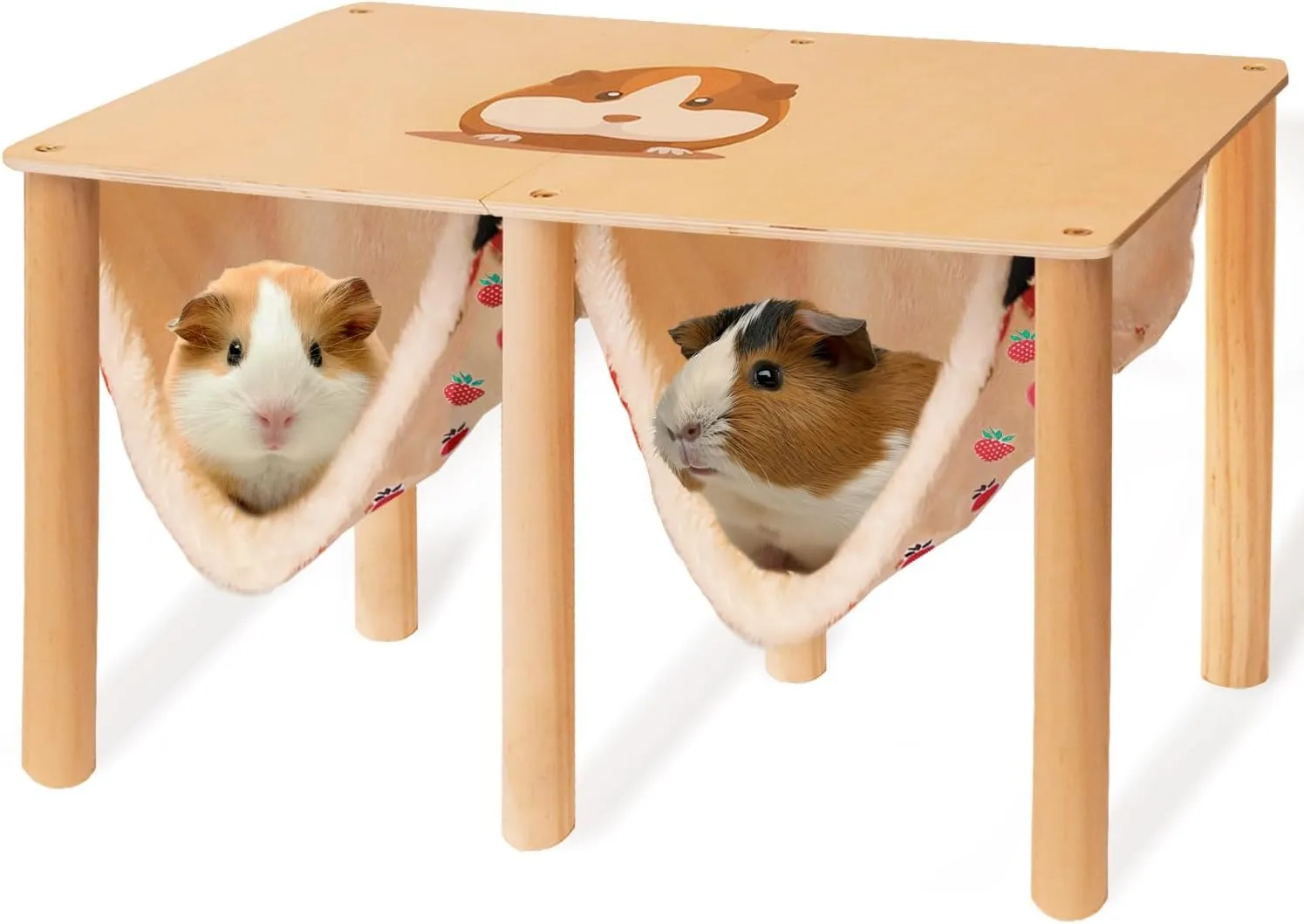 Save Big on Bulk Animal Ferret Hammock Sofunii Upgraded Guinea Pig Hammock  With Firm Stand And No Fall Hanging Soft Beds, Easy To Install