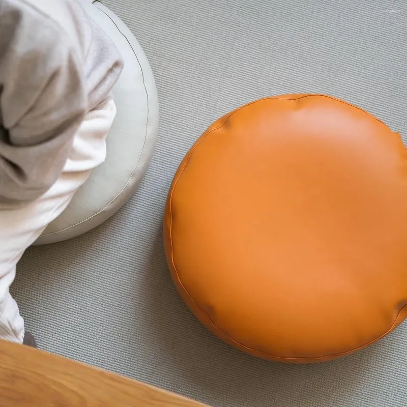 Kudde futon golvmikrofiber läder japansk lat s slitage mot tatami mat bay fönster förtjockning säte lätt rent rent