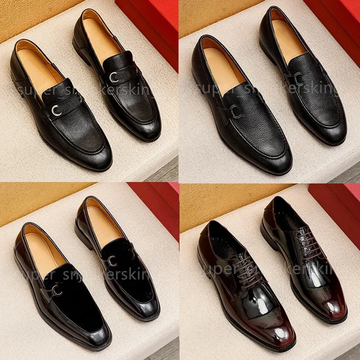 Wholesale Luxury Mens Genuine Leather Black Formal Loafers Shoes Designer Dress Shoes Moccasins And Driving Shoes In Light Breathable Slip Sizes 38 46 At Only 78.6 DHgate.Com
