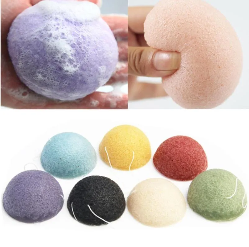 Natural Konjac Cosmetic Puff Bamboo Charcoal Cleanser Sponge Make -up Gesichtsreinigung Werkzeug glatte Schönheit Essentielles Konnyaku1662222