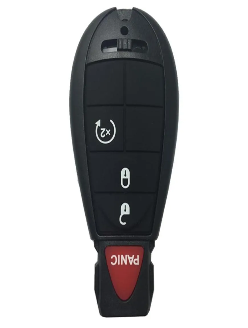 4Buttons Keyless Entry Ongesneden vervanging Remote Start Control Cars Zendt Key FOB voor FOBIK7254981