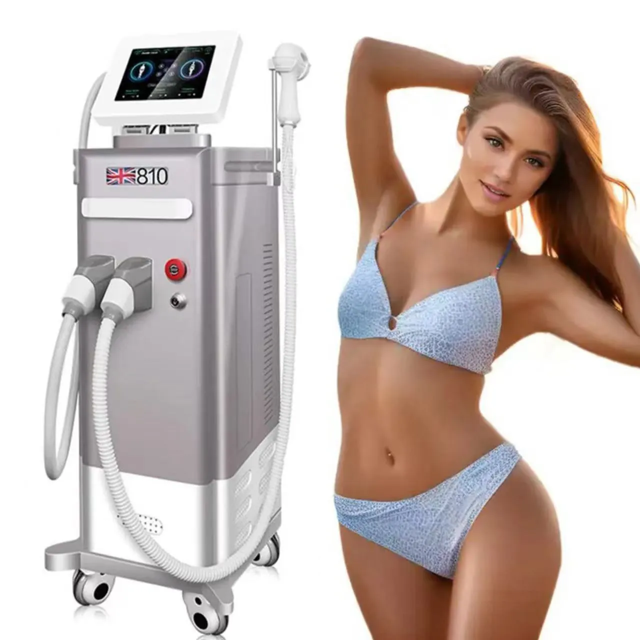 2024 SALON DIODE TRIPLE IJS LASER HETH HEER MACHINE PICO LASER 2 in 1 koelsysteem Permanent 810 nm Hair Removal Beauty Equipment