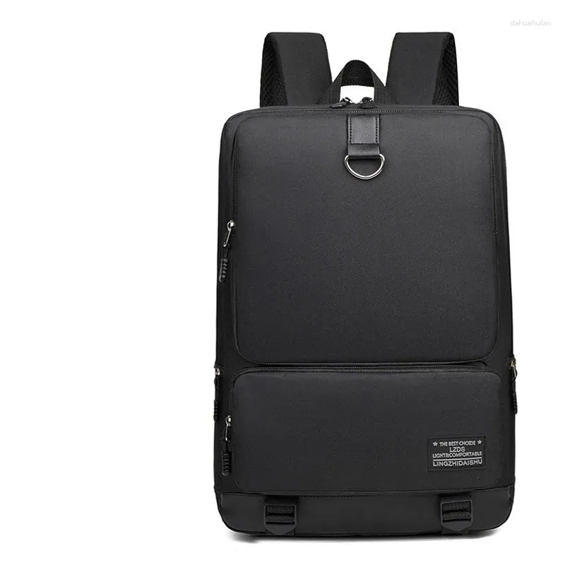 Rucksack Herren -Trendy Computer Bag High School College Student Schoolbag Freizeit großer Kapazitäts -Reise -Laptop