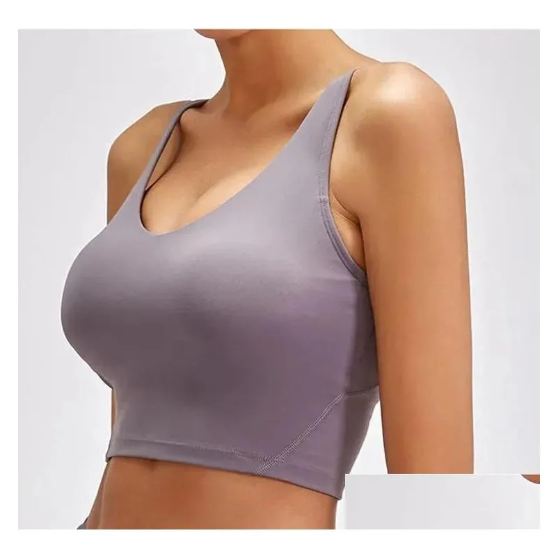 Camisoles Tanks Femme Designer Lingerie Sports Bra Jogging BRALETTE Cups détachables Y Tops Drop Deliver Delivery Underwear Womens Otfst