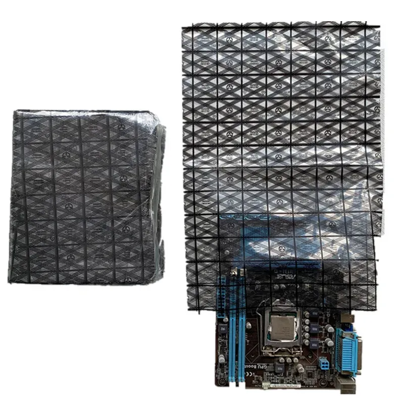 Sacs 50pcs Heat Seal Open Open Top 12x16 pouces ESD Blindage Anti Static Sacs Mother Board Carte vidéo LCD Écran Antistatic Package Sacs