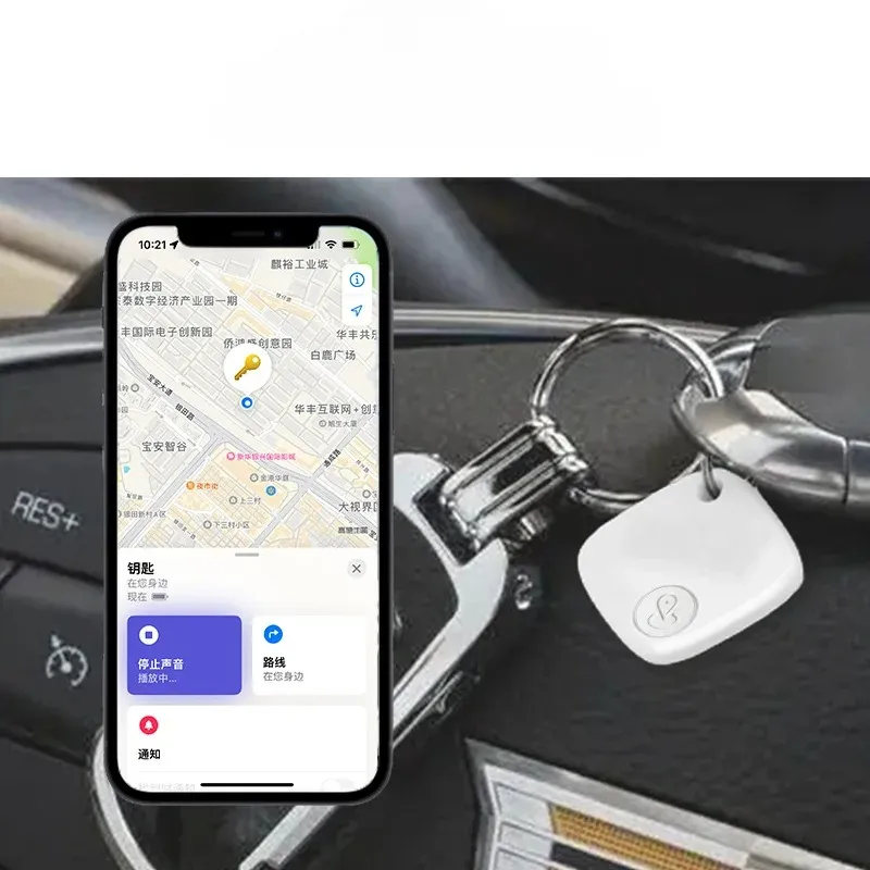 Tuya Smart Tag Anti-Lost Alarm Wireless Bluetooth Tracker Phone Stuff Two-way Search Suitcase Key Pet Finder Location Record