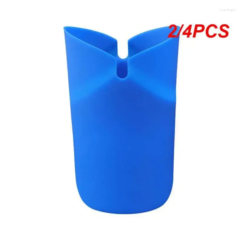 Bols 2 / 4pcs Bucket Popcorn micro-ondes pliables en silicone de haute qualité