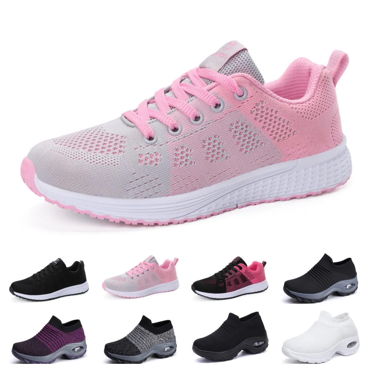 Women Running Shoes Sneakers Hot Summer GAI Jogging Pink Green White women training shoes size36-41