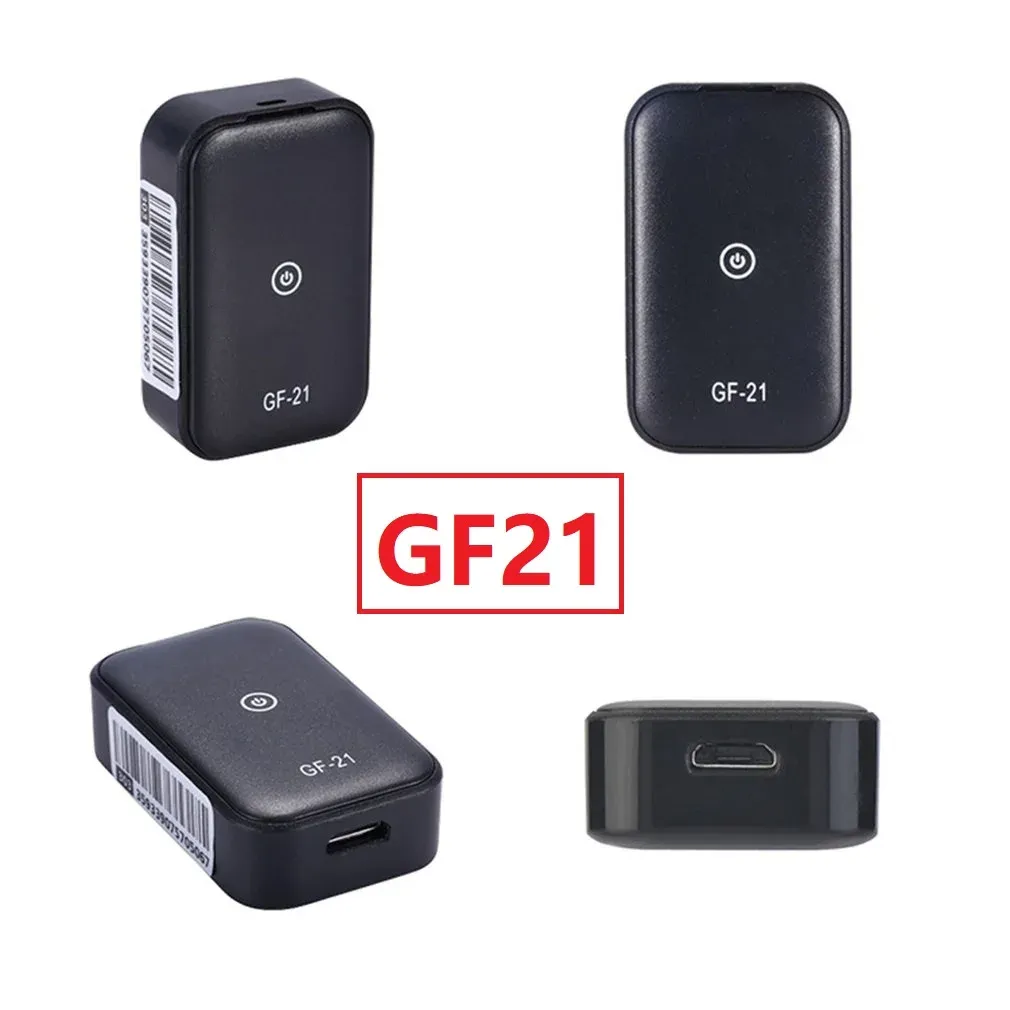 Accessori GF21 GPS Localizzatore in tempo reale Tracker per auto in tempo reale Antilost Dispositivo VOCE REGISTRAZIONE LOCCATORE LOCATORE MICROPHONE WIFI+LBS+GPS