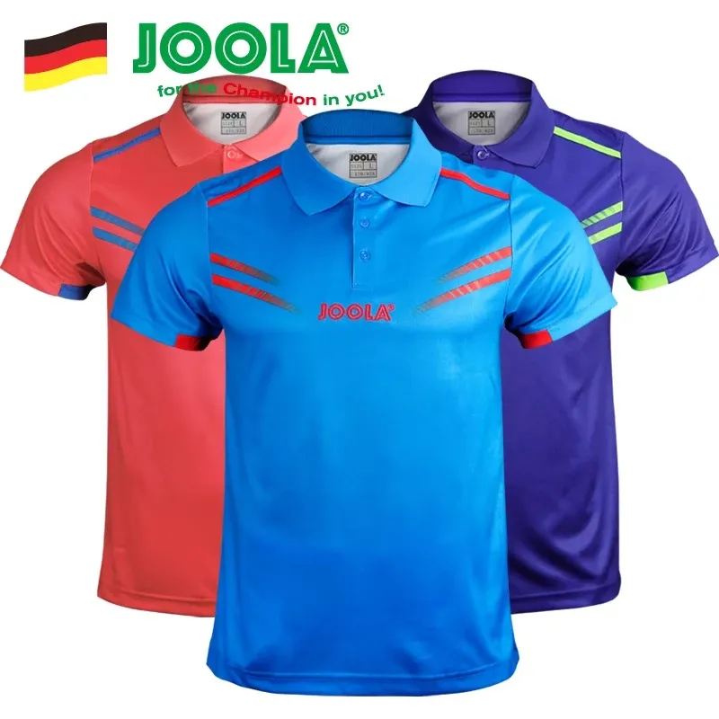 T-Shirts Original JOOLA Cologne Shirt Aruna Quadri Table Tennis Jersey Tshirt for Men Women Ping Pong Clothes