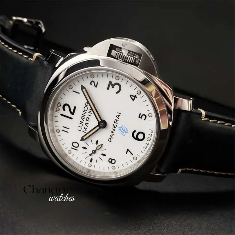 2024 Nouveaux hommes Montre des mouvements de chronographe de luxe en acier de haute qualité Montre Panahei Lumino Watch Manual Manual Mécanique 44 mm Pam00778
