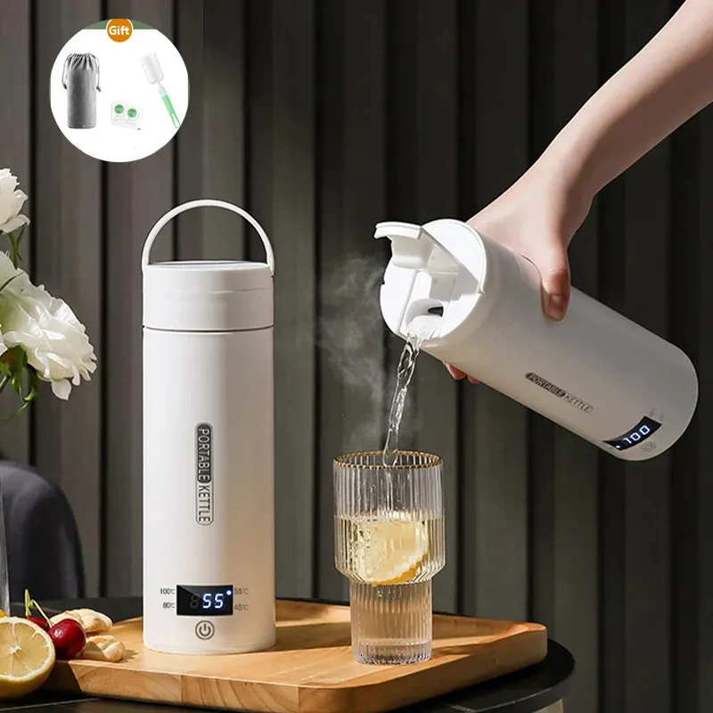 Save Big on Bulk Portable Electric Hot Water Bottle Portable Electric Water  Bottle With 304 Stainless Steel Cup And Level Temperature Control Coffee 