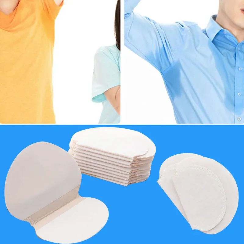 50100 pccs Wegwerp onderarm kussen zweetbeschermer Deodorant oksel zweetstickers kleding kleding absorberend zweettranspiratie kussens 240426