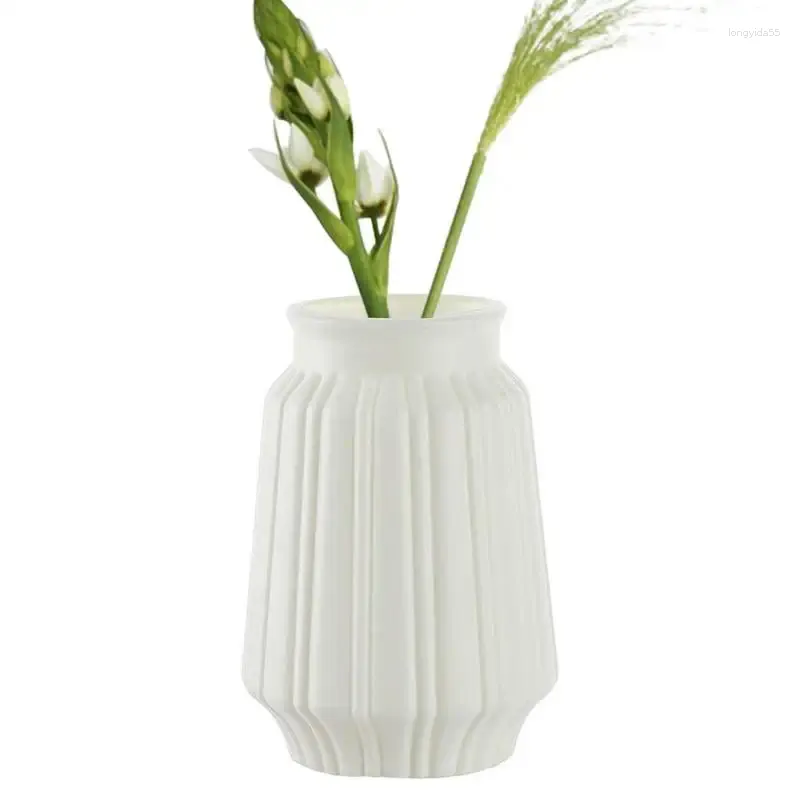 Wazony wazon wazon Unbreakable Anti-Ceramic Pot Decoration Prosta nowoczesna rattan dla stołowych szelf