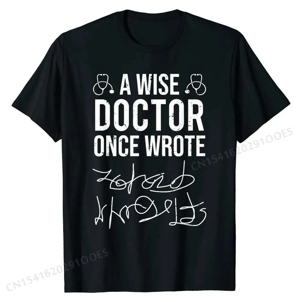 Мужские футболки Мудрый доктор когда-то написал врач-врач.