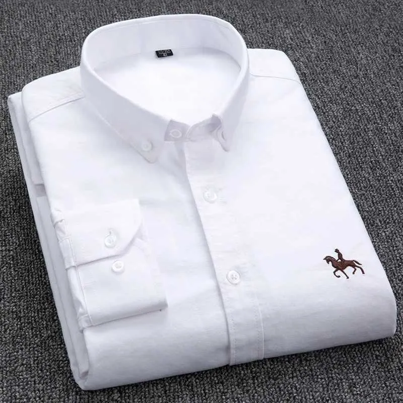 Polos maschile 100% Cotton Oxford Shirt maschi