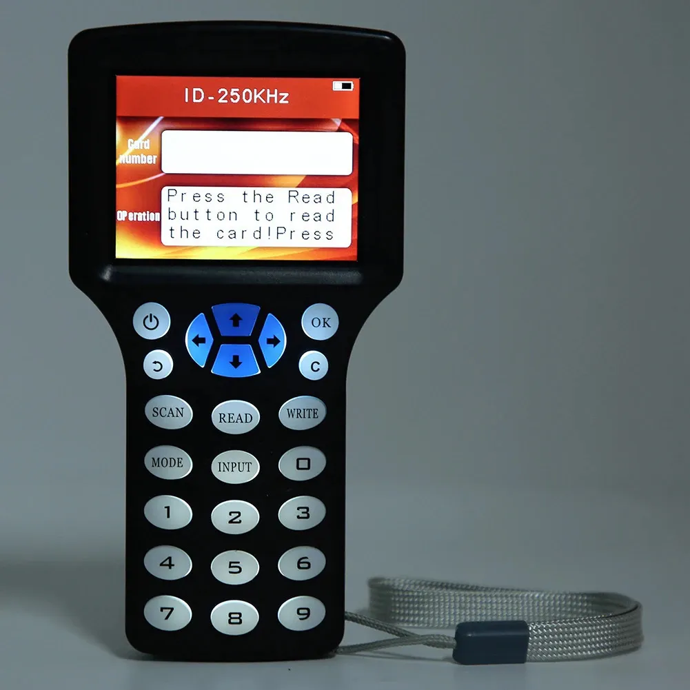 RFID/NFC Access Card Replicator Full Color Display ID Kopierer Autor Duplicator Blank Kartenschlüsselkette für universelle Intellektenkarte 240423
