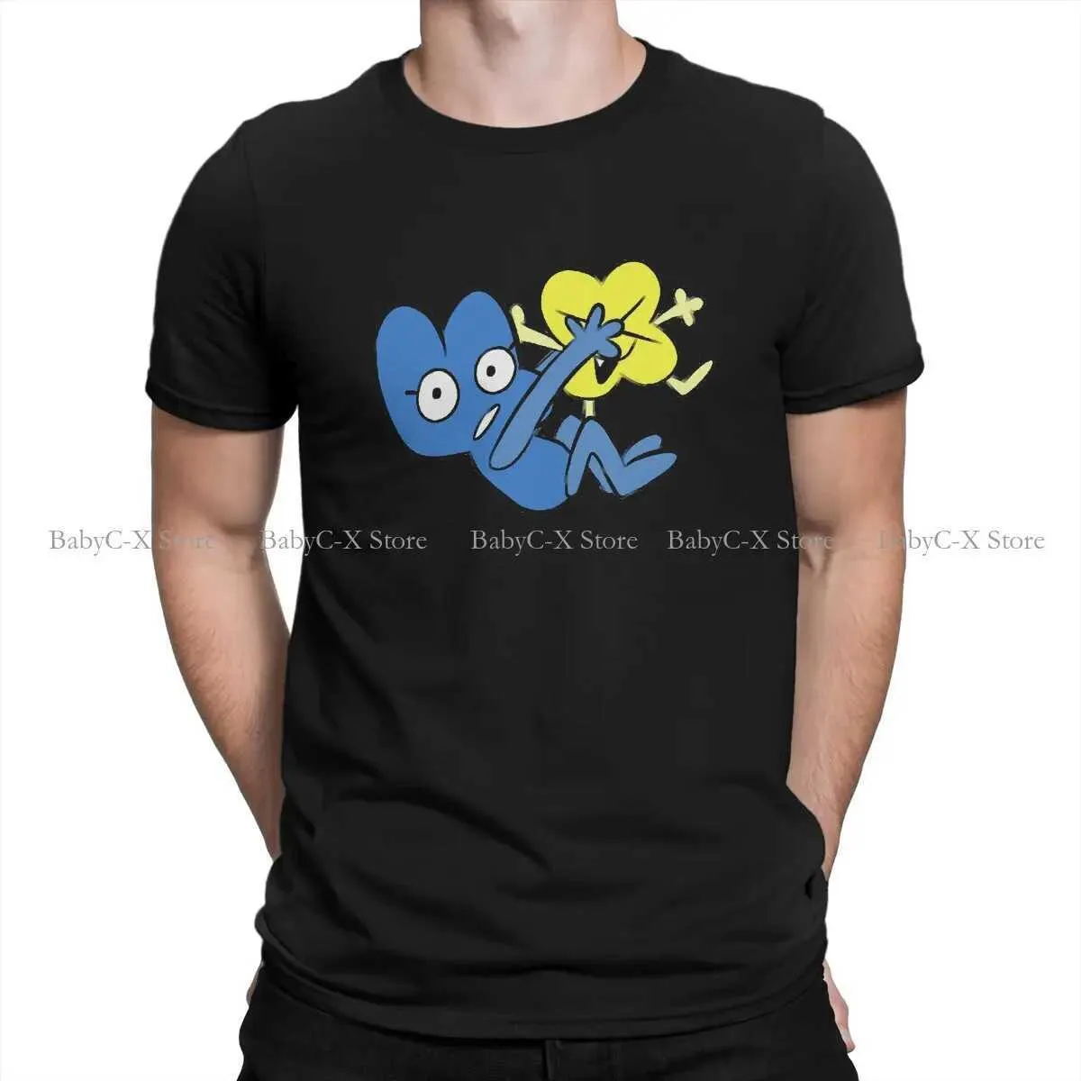 Mäns T-shirts Battle for Dream BFDI 4 och X Polyester Tshirt för män fyra och X mjuka sommartröjor T-shirt Novelty Ny design T240425