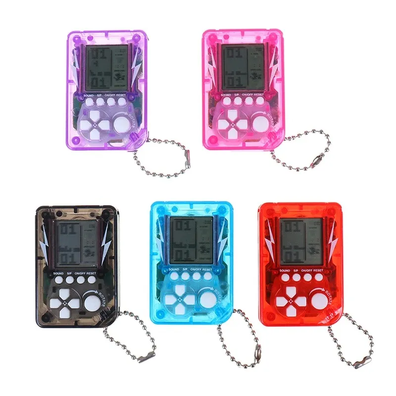 Mini Classic Game Machine Children's Handheld Retro Nostalgic Mini Game Console met Keychain -videogame