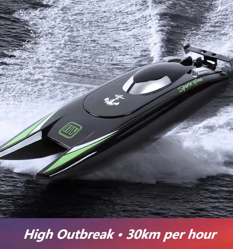 2.4g 30km/hデュアルモーターリモートコントロールボート高速スピードボートチルドレンレースボートウォータースポーツボーイズおもちゃ誕生日ギフト240417