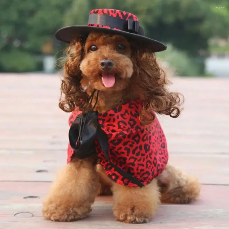 Vêtements de chien Pet Cap Cats Dogs Adorables vêtements drôles Halloween Tenues pour costume de costume Comiical Wedding