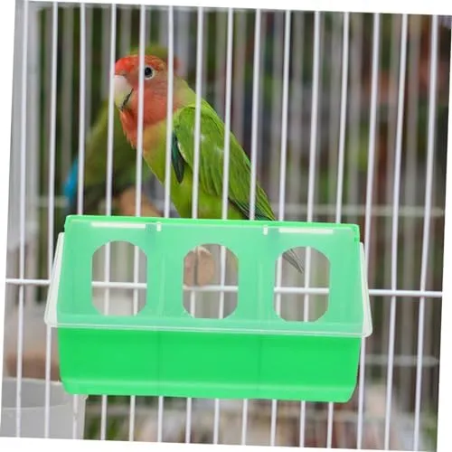 thumbnail image 2 of 2 Pack Bird Feeder And Waterer - Food Bowl Cups For Cage, Plastic Cup 2 of 13