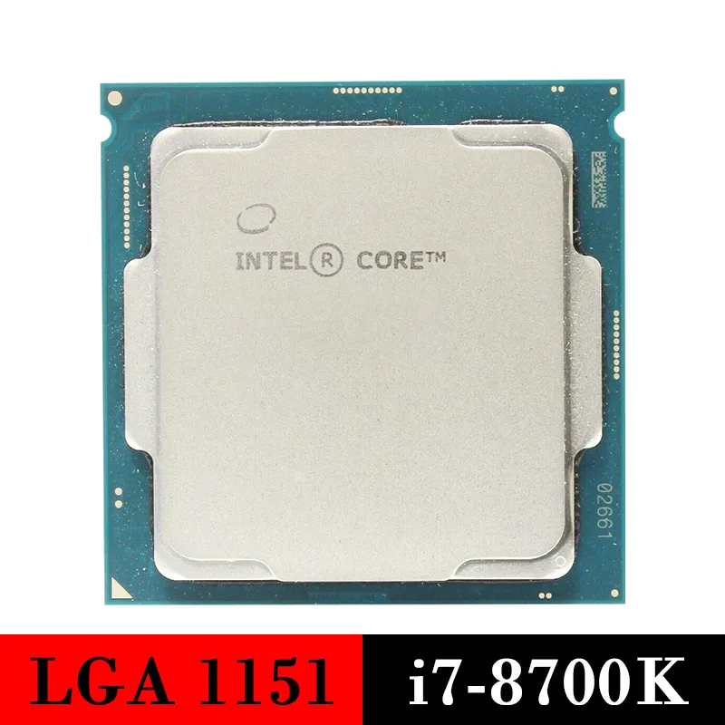 使用済みサーバープロセッサIntel Core i7-8700K CPU LGA 1151 8700K LGA1151