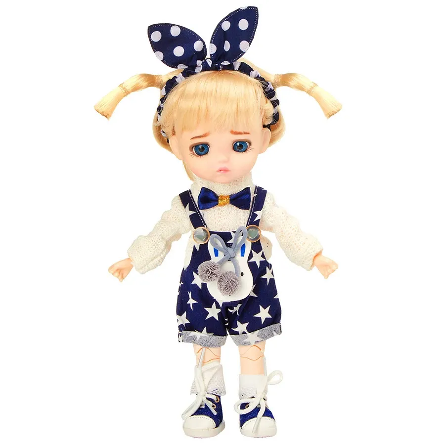 225cm Girl Model Full of Stars Casual Overall BJD Doll Cute Maid Anime Set Fashion DIY Toys for Kid Sisters Birthday Gift 240416