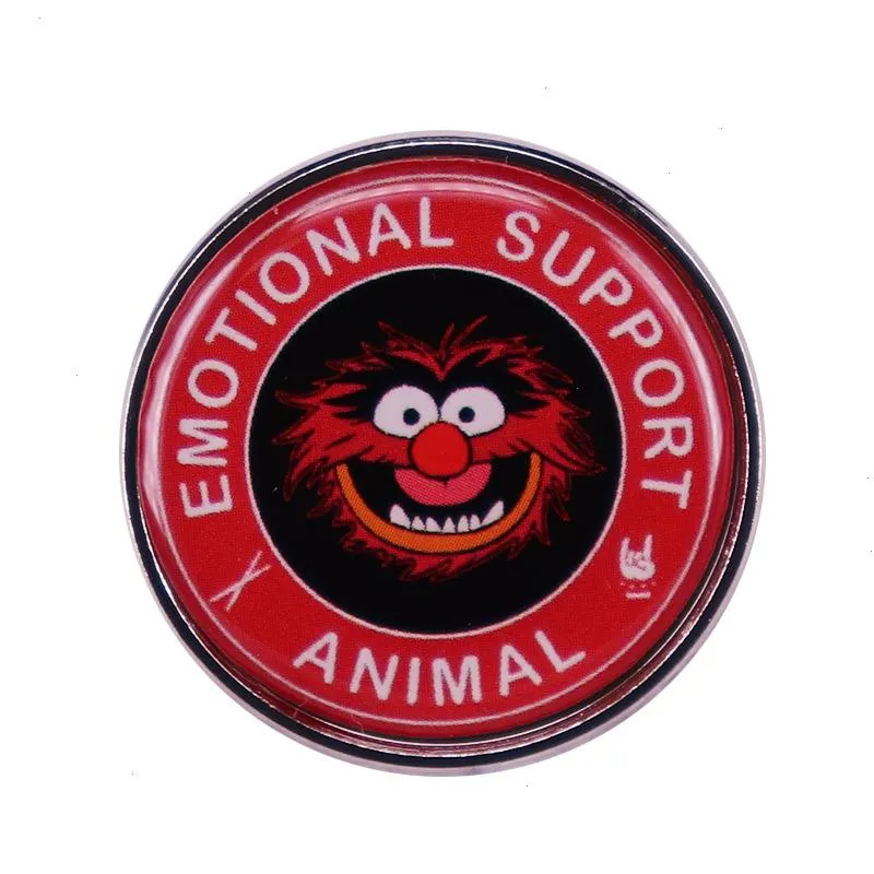 street Puppet emotional support animal brooch metal badge accessory gift Cute Anime Movies Games Hard Enamel Pins Collect Metal Cartoon Brooch