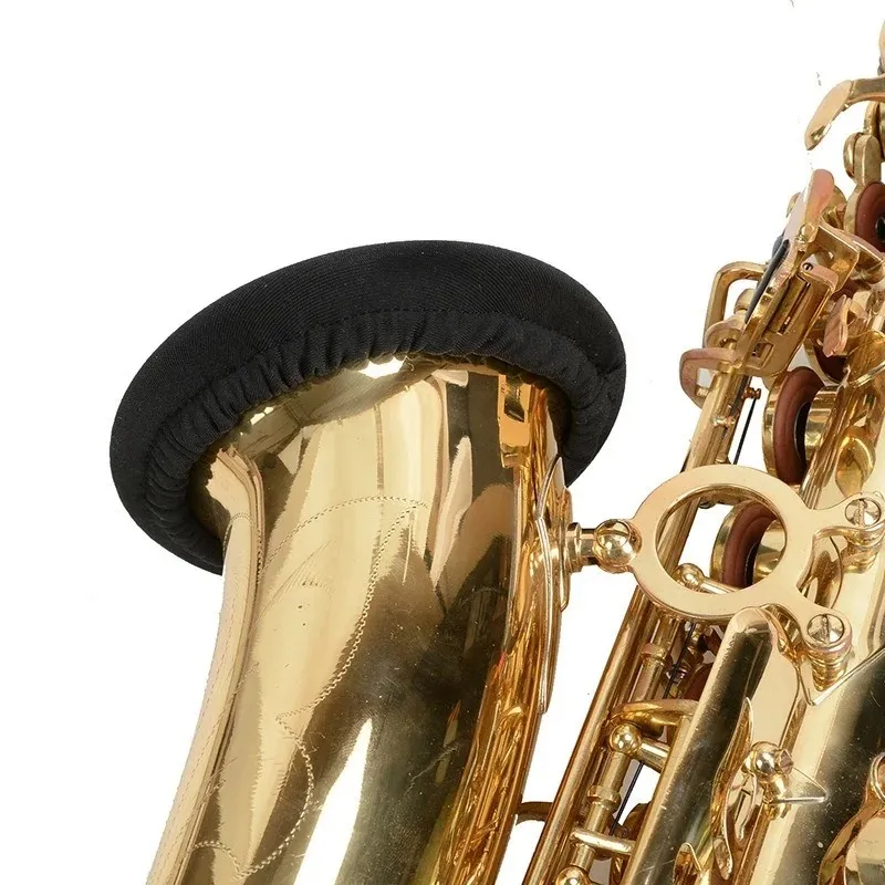 Clarinette saxophone Clarinette Lycra Velvet 2 Pack Couvure de capuchon de silencieux à poussière sans poussière