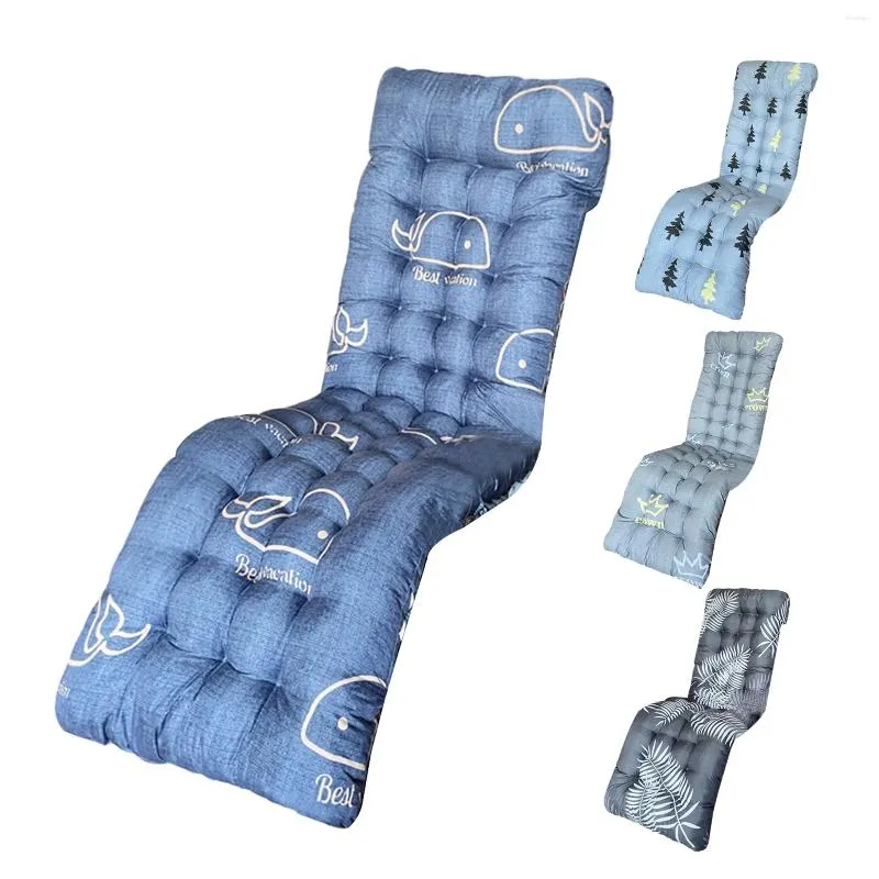 枕の椅子長い厚い快適なレストシートパッド屋外リクライニングライナーラウンジ170x48x8cm用防水マット