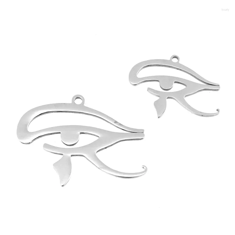 Colliers de pendentif l'œil de Horus Charm Miroir en acier inoxydable Bracelet Collier de haute qualité