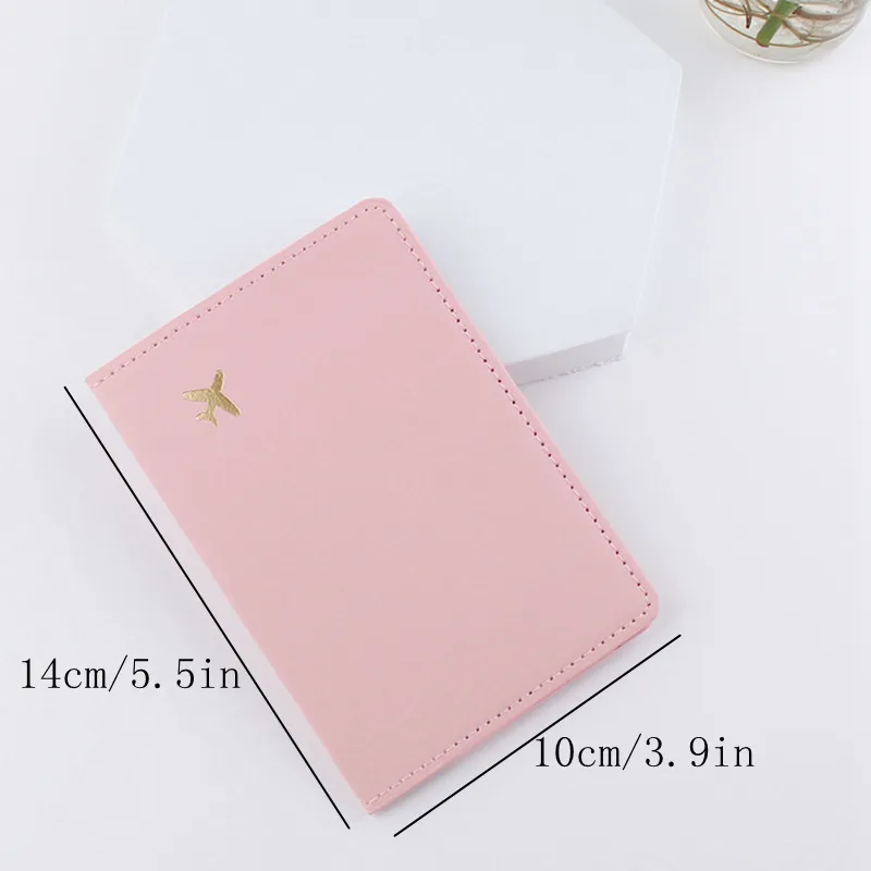 2022 New Leather Document Bag Aircraft Travel Passport Book Protective Cover Passport Clip Pu Pickup Card Case Manufacturer Ready In Stock