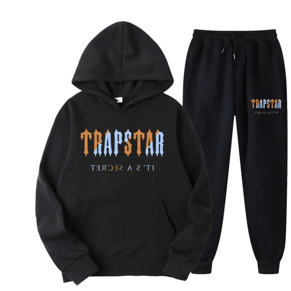 Ozon Trendy Trapstar Printed Men s Sports Hoodie Set 24SSS