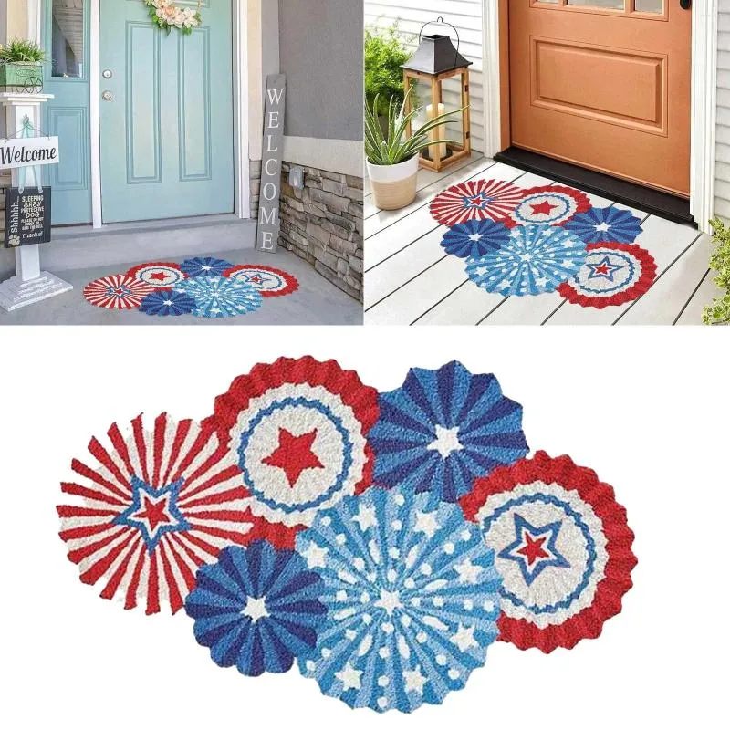 Tappeti tappeti per la porta della porta decorativa per la giornata di indipendenza