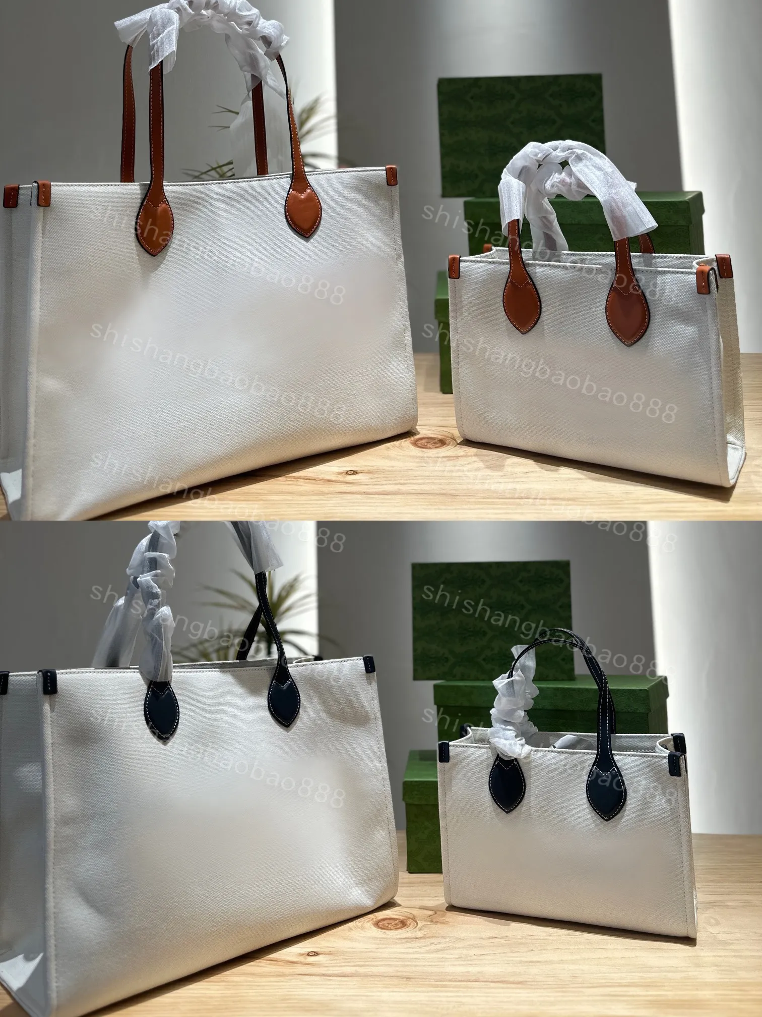 Hot 9a Designer canvas Tote Tas Dames Gedrukte winkel Handtas 2-PCS Takken 772144 772176 Hoogwaardige schouder Crossbody Tassen Koppelings portemonnee Hobo-portemonnees op handtassen