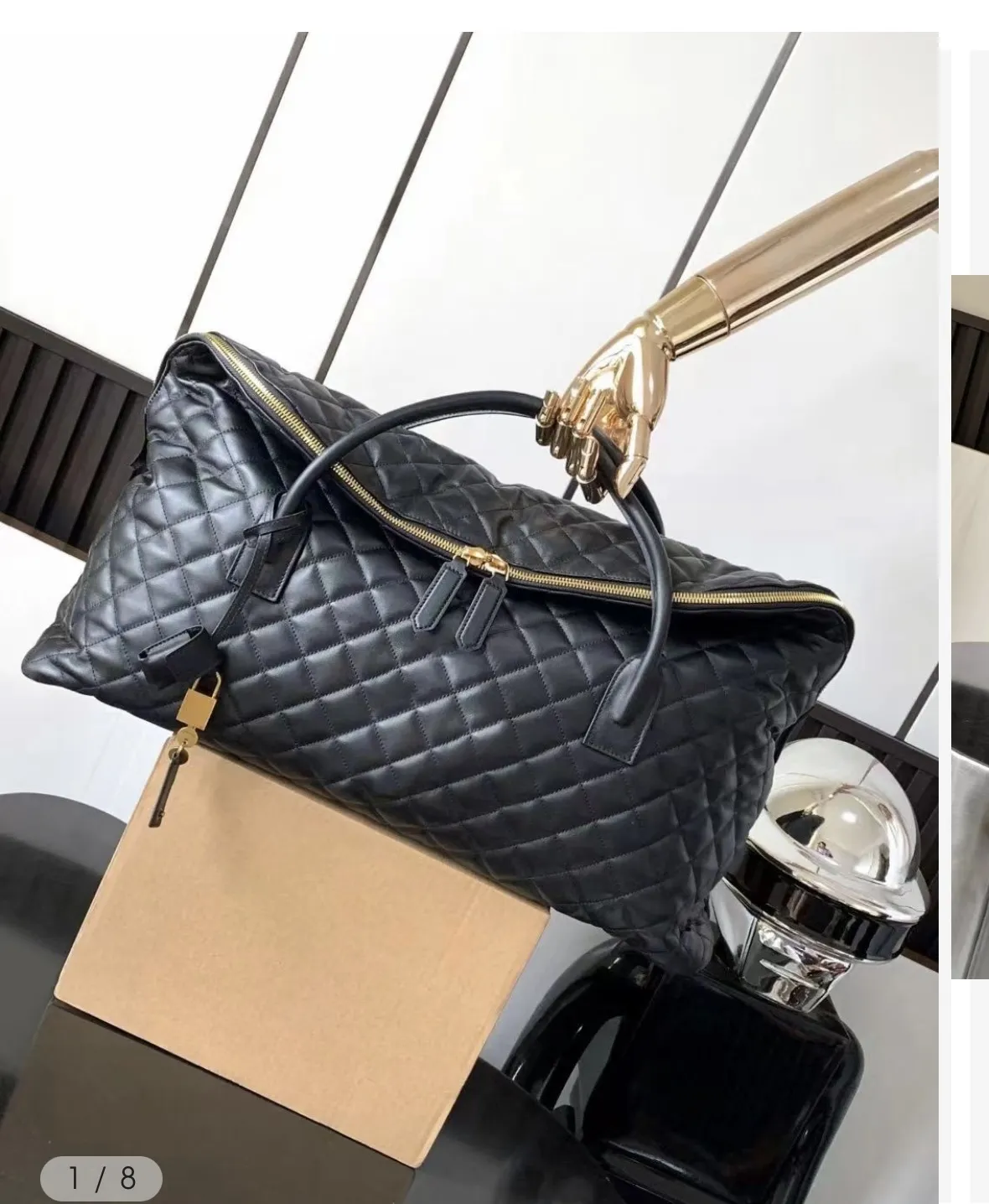 10a luxe designer tas hoogwaardige echte lederen reistas modemerk crossbody tas handtas heren en dames reistas opbergzak grote capaciteit