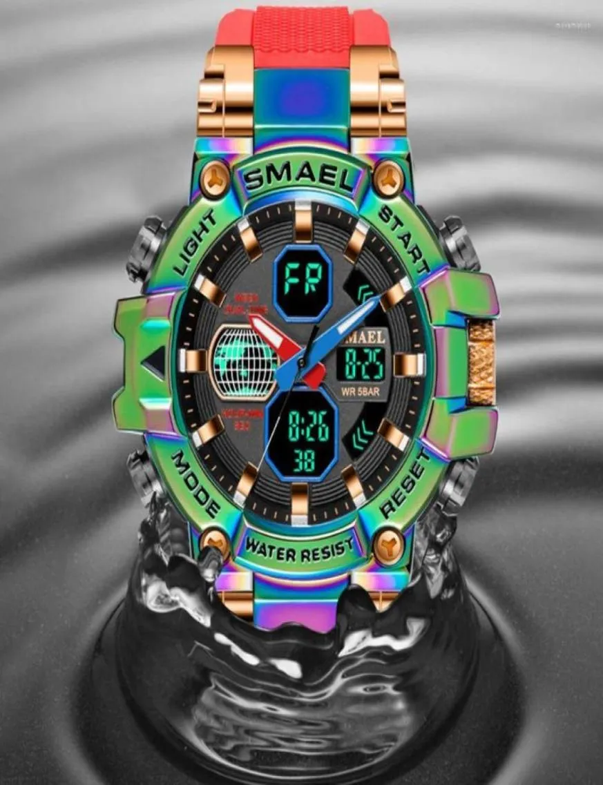 Polshorloges pols horloge premium legering fijn vakmanschap mannen cool digitaal voor sport electronic7847307