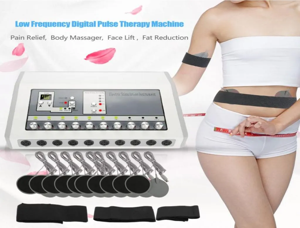 Cyfrowa terapia pulsowa o niskiej częstotliwości Ból Olanie ciała masażer twarzy Redukcja tłuszczu Odchudzanie Piękno Machine 6100599