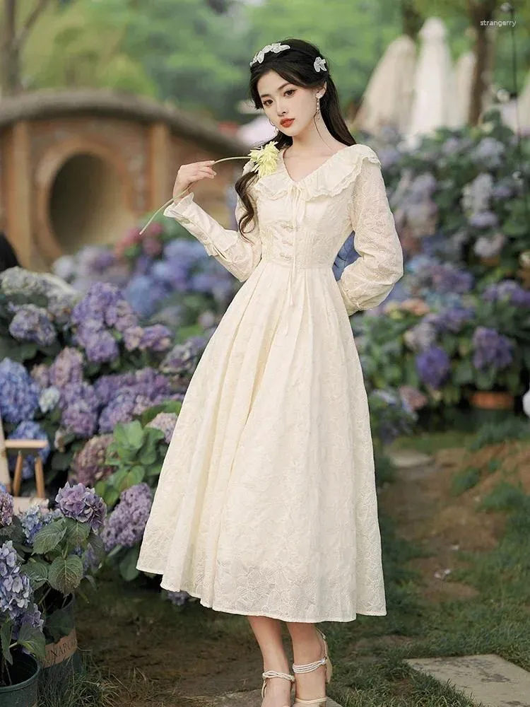 white christmas dresses Vintage Yellow Floral Rayon 90s Shirt Dress – The Curatorial Dept