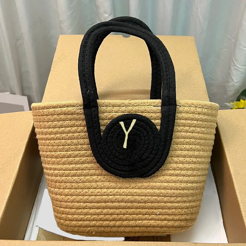 Borsa da spiaggia di moda Summer Woven Bagna da donna di grande capacità Bota di lusso Sagner Luxy Paglie Paglie di paglia Borsa di alta qualità BASSO AMERAMENTO BASSO CALDO BASSO GIORNALI