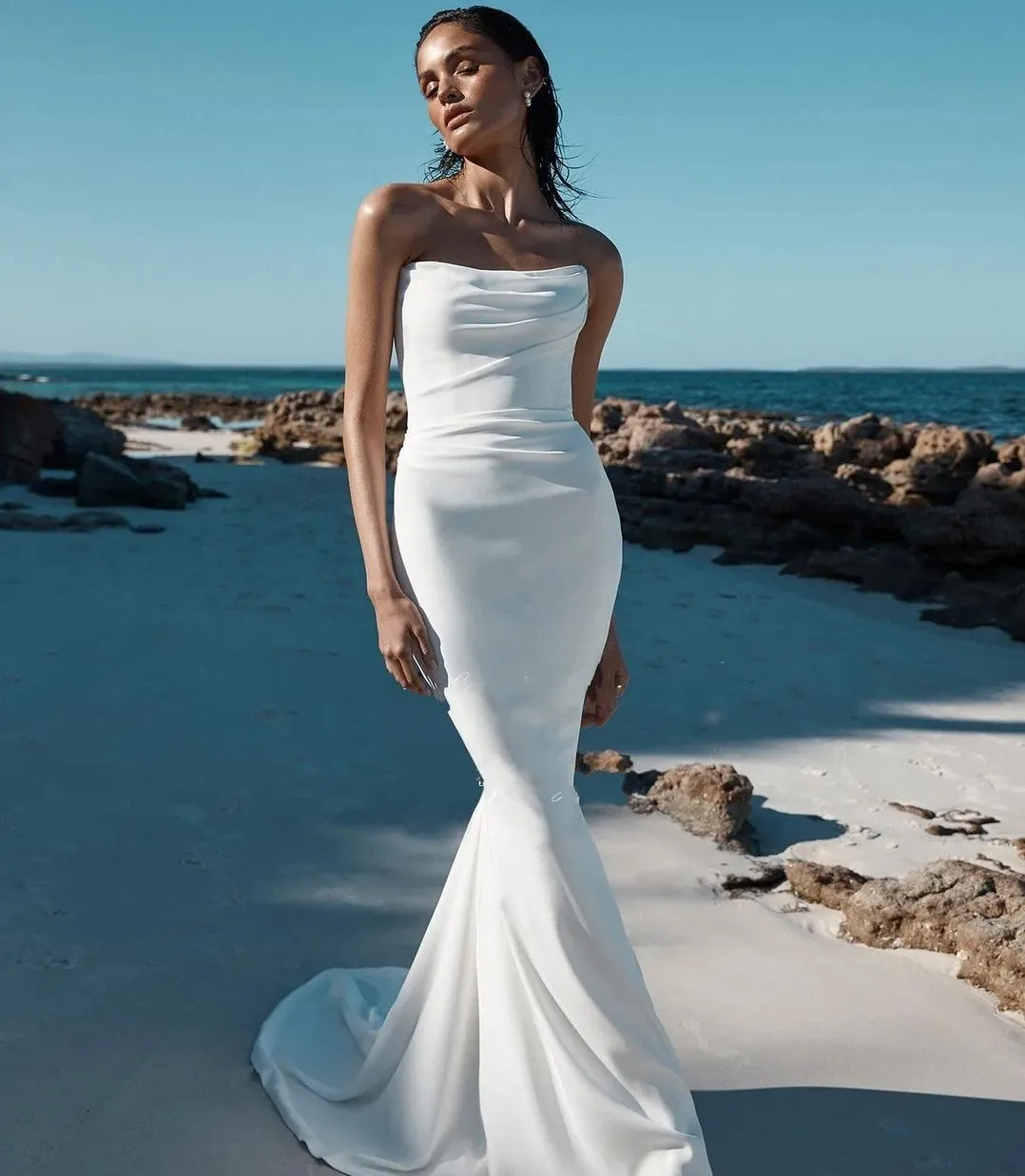 fitted lace wedding dress Gavaya – A & M Enterprises Bridal