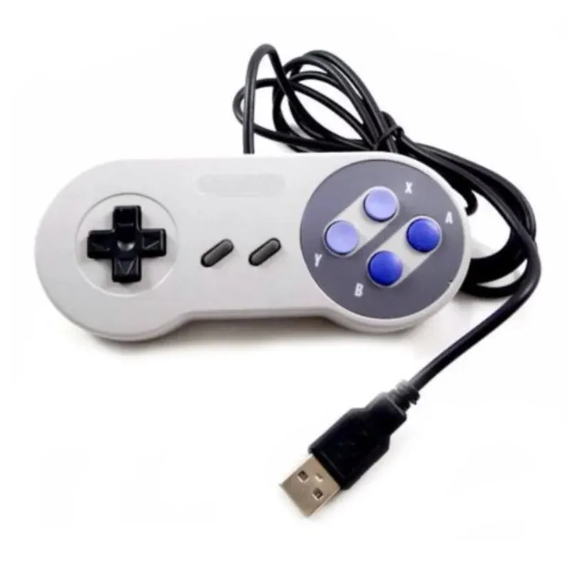 1pcs Wired Super USB Controller Gamepad Joysticks Classic Joypad для Nintendo Snes Games Windows PC компьютер