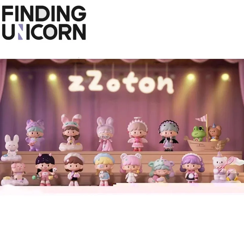 Oryginalne F.un Zzoton Dreny Stage Series Blind Box Kawaii Dolls Action Figurka Kolekcja Dziewczęta Zabawki urodzin