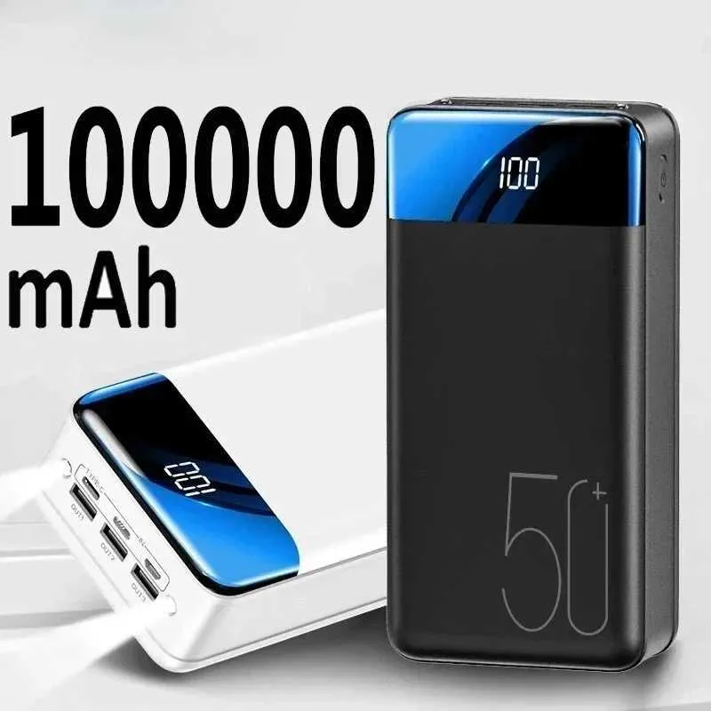 Mobiltelefonscheibenbanken 50000mAh große Kapazitätsnetzwerbung Bank Mobiltelefon superschnelles Laden mobiler Stromversorgetablette Computer Mobiler Computer externe POWE