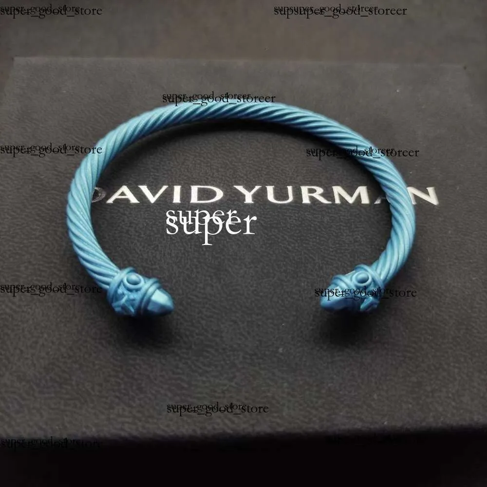 Nieuwe 2024 Dy Desginer David Yurma Sieraden Top Kwaliteit Bracelet Simple en Elegant Popular Woven Twisted Rope Fashion Ring David Bracelet Punk Jewelry David Size 2 781