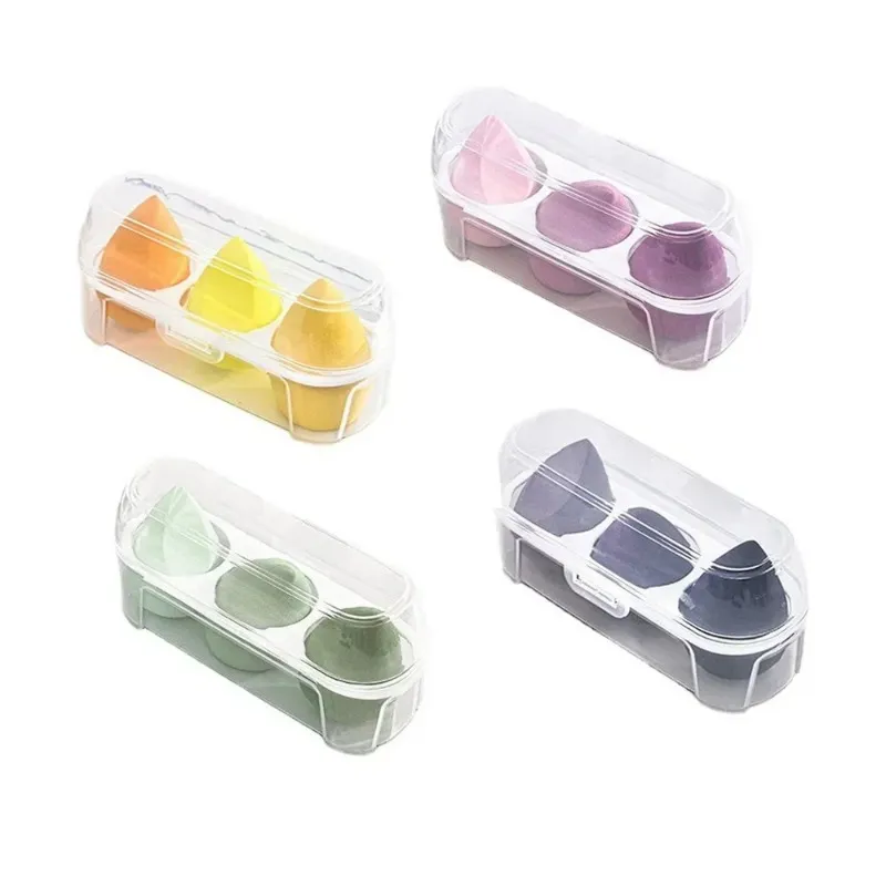 2/Maquillage Blender Cosmetic Puff Makeup Makeup Sponge Puff Air Cushion Oeuf Super Soft Makeup Tool Accessoires Bulk Wholesale