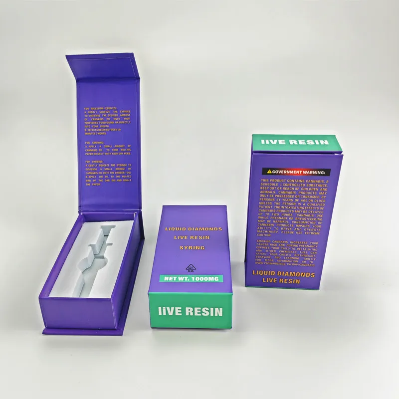 Пользовательский брендинг упаковочный картридж Упаковка шприц.