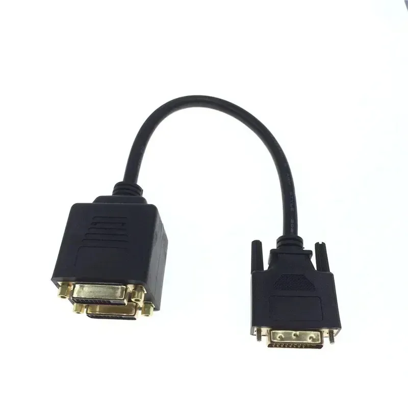 Новый кабель адаптера DVI DVI с разплиттером 1-DVI до DVI24+1 Женский 24-километровый золотой разъем для HD1080P HDTV Proctor Proctor PC Laptopfor Gold Adapter разъема